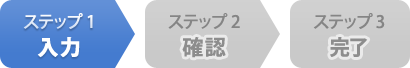 ステップ1 入力